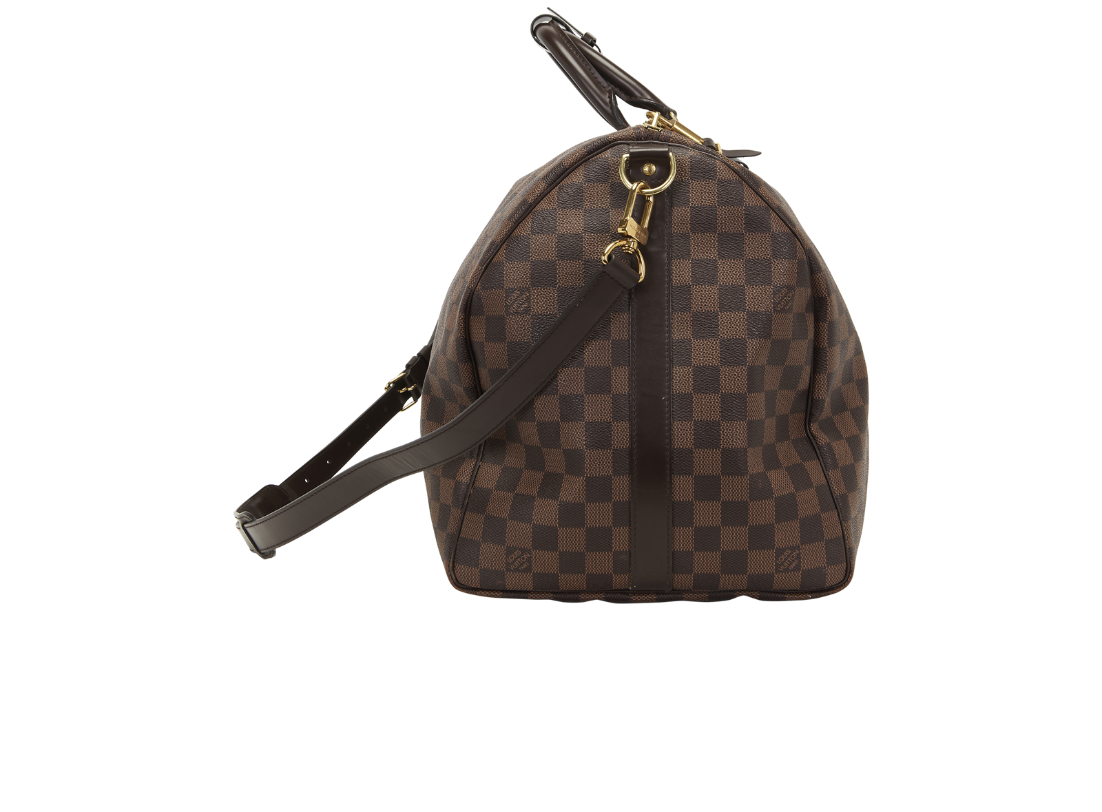 Keepall Bandouliere 55, &pound;1,100, Handbags, Brown, Canvas, Side view